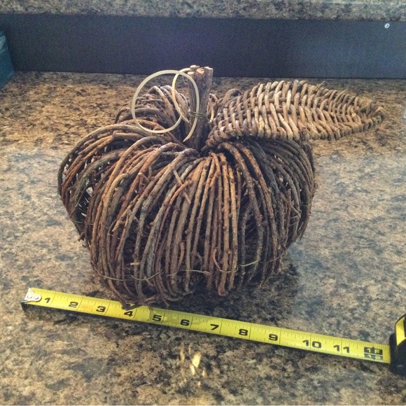 Natural Vine Brown Pumpkin Fall Autumn Decor - Picture 2 of 3